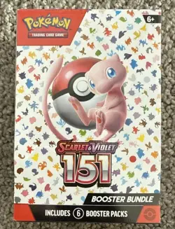 Pokemon TCG Scarlet and Violet 151 Booster Bundle 6 Packs Set SEALED - Image 2