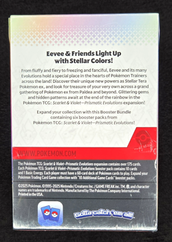 Pokemon TCG SV Prismatic Evolutions Booster Bundle Pokemon Center [SEALED] - Image 2