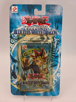 Yu-Gi-Oh! Legend of the Blue Eyes White Dragon Blister Booster Pack Sealed 2002 - Image 1
