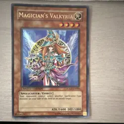 Konami Magician's Valkyria JUMP-EN009 Shonen Jump Ultra Rare Limited Spellcaster - Image 1