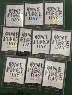 Set Of 10 DON!! TCG Card PROMO Premium Collection ONE PIECE DAY 24 Japanese - Image 1