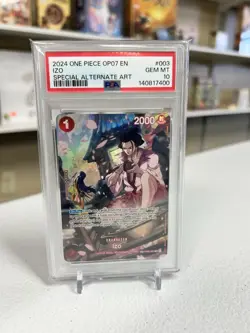 2024 ONE PIECE OP07 EN IZO SPECIAL ALT ART PSA 10 - Image 1