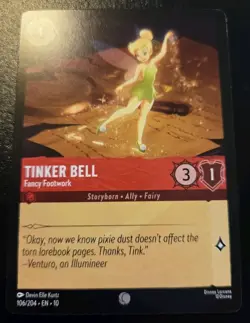 Tinker Bell - Fancy Footwork 106/204 Common Whispers In The Well Disney Lorcana - Image 1
