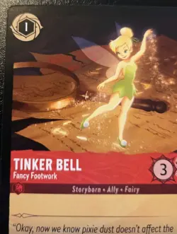 Tinker Bell - Fancy Footwork 106/204 Common Whispers In The Well Disney Lorcana - Image 2