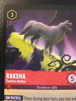 Raksha - Fearless Mother 107/204 Common Whispers In The Well Disney Lorcana TCG - Image 2