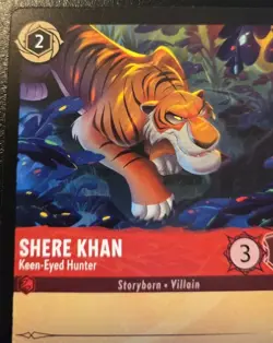 Shere Khan - Keen-Eyed Hunter 108/204 Common Whispers In The Well Disney Lorcana - Image 2