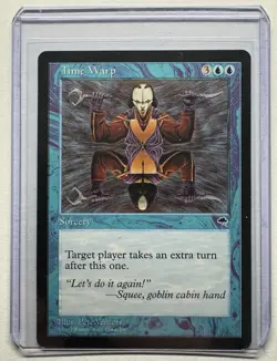 Rare Mint Time Warp MTG Card Condition Visions NM Magic Gathering - Image 1