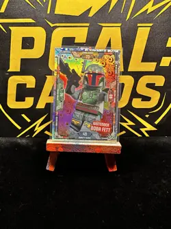 LEGO Star Wars Trading Card – Wutender Boba Fett – Rarity Scale 49 – Holo – TCG - Image 1