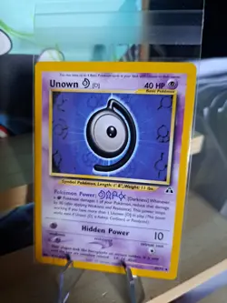 Unown [D] - Neo Discovery - 47/75 - Pokemon Card TCG - Image 1