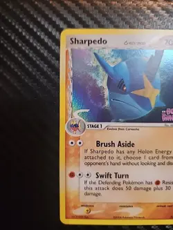 Pokemon TCG Sharpedo Reverse Holo Stamped EX Holon Phantoms Card 53/110 - Image 2