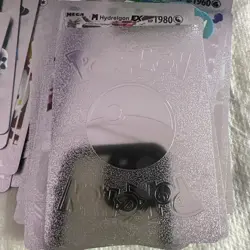 Evil Mewtwo EX Silver Foil Fan Art Display Card Mind Control Card NM/M - Image 2