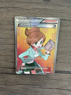 Pokemon TCG Professor Juniper Full Art Holo Card 116/116 Plasma Freeze DMG - Image 3