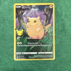 Pokemon Pikachu TCG Full Art Celebrations Card 5/25. #3 - Image 1