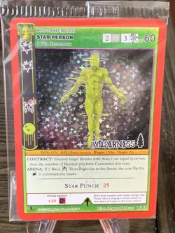 Metazoo Wilderness 1st Ed. - STAR PERSON 1/13 - Full Holo Deck Promo Card sealed - Image 1