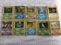 Lot Of 10 Vintage Non-Holo Pokemon Cards - No Duplicates - NICE! - Image 1