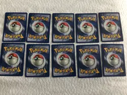 Lot Of 10 Vintage Non-Holo Pokemon Cards - No Duplicates - NICE! - Image 4