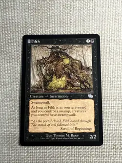 Filth x1 Judgment MTG Magic the Gathering Black Creature Card NM - Image 1