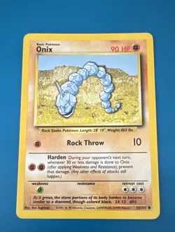 Onix – Base Set (1999) – 56/102 – Pokemon Card – WOTC - Image 1