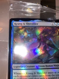 magic the gathering TMNT Krang & Shredder Foil Promo Sealed - Image 3