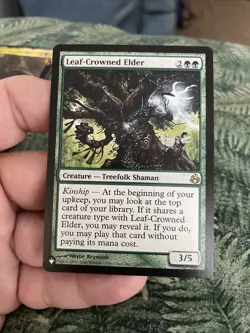 Magic the Gathering - Morningtide Leaf-Crowned Elder 2008 128 Rare NM 1x - Image 1