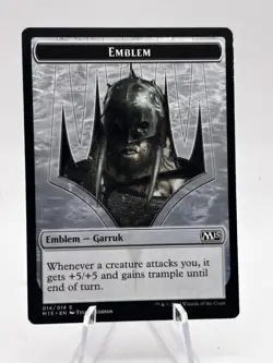 Emblem - Garruk Core Set 2015 M15 MTG LP - Image 1