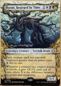 LIMITED EDITION Lorwyn Eclipsed MtG Doran Besieged by Time Unplayed NM SHOWCASE! - Image 1