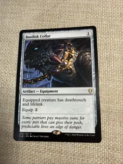 MTG Basilisk Collar - Foundations (FDN) NM Rare - Image 1