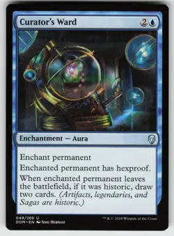 Curator's Ward U Dominaria 49 MTG - Image 1