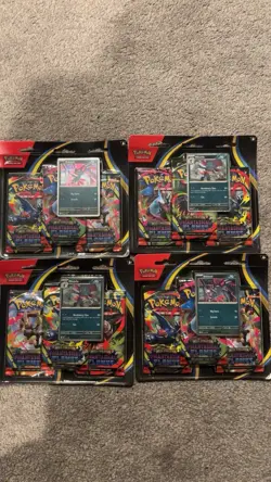 Pokemon TCG Mega Evolution Phantasmal Flames 3-Pack with Sneasel & Weavile Promo - Image 1