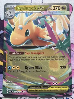 Pokemon TCG Holo Rare Mega Dragonite EX 152/217 Near Mint Near Mint Condition - Image 3