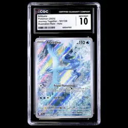 Pokemon TCG Articuno IR 161/159 Journey Together English CGC 10 Gem Mint Holo - Image 1