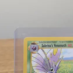 Sabrina's Venomoth - 34/132 - Pokemon Gym Heroes Unlimited Rare Card WOTC NM - Image 3
