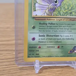 Sabrina's Venomoth - 34/132 - Pokemon Gym Heroes Unlimited Rare Card WOTC NM - Image 4