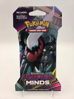 Pokemon Sun & Moon Unified Minds Sleeved Booster Pack Sealed - Image 1