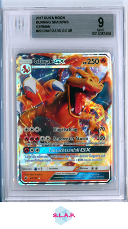 GLURAK GX POKEMON 20/147 2017 SUN & MOON BURNING SHADOWS -DEUTSCH-BGS 9 - Image 1