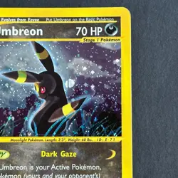Umbreon H30/H32 Skyridge Holo Rare Pokemon Card - Image 3