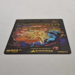 Pokemon Charizard V Black Foil Fan Art Display Card 2022 HP 508 Fire - Image 5