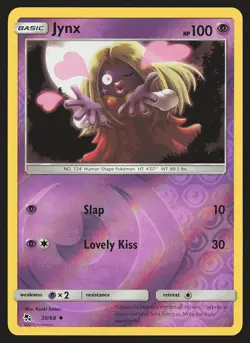 Hidden Fates Jynx #30/68 Reverse Holo Pokemon Card - Image 1