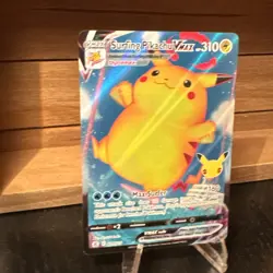 Pokemon Pikachu TCG Surfing VMAX Full Art Celebrations Card 009/025 NM Condition - Image 5