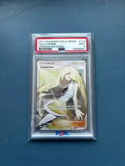 Lusamine 2017 Pokemon Sun & Moon Crimson Invasion 110/111 PSA 9 - Image 1