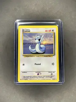 Dratini - 26/102 - Base Set - Unlimited - Uncommon - Pokemon Card - Near Mint - Image 1
