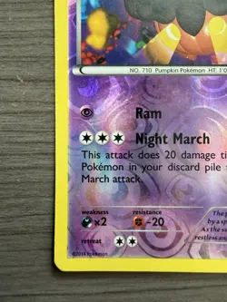 Pokemon TCG Pumpkaboo 44/119 Phantom Forces Reverse Holo LP - Image 4