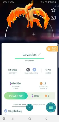 Pokemon Go Shiny Galarian Moltres - Pokemon Go Shiny Galar Lavados - Image 1