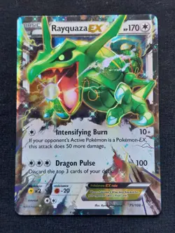 Pokemon - Rayquaza EX 75/108 - XY Roaring Skies - EXC - Image 1