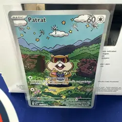 Patrat 152/86 SV White Flare Pokemon TCG Card Illustration Rare And 148/086 - Image 1