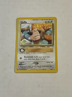 VTG Pokemon TCG Cleffa 20/111 Neo Genesis Non Holo Rare Unlimited 2000 LP - Image 3