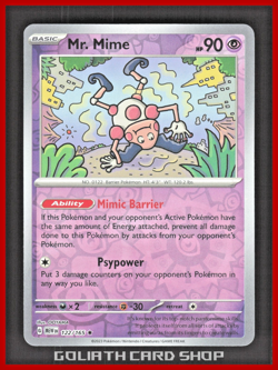Mr. Mime 122/165 Reverse Holo - Sv: 151 Pokemon TCG - Image 1