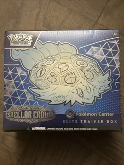 Pokemon TCG Stellar Crown Pokemon Center Exclusive Elite Trainer Box - SEALED - Image 1