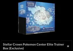 Pokemon Center Exclusive Stellar Crown Elite Trainer Box ETB New/sealed - Image 1