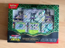Paldean Fates Premium Collection Meowscarada Sealed Pokemon TCG Box - Image 1